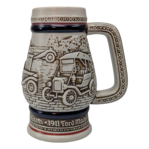 Vtg Avon Car Classics Ceramic Stein Cream Ford Model T 1982 with Box 5" - Picture 2 of 14